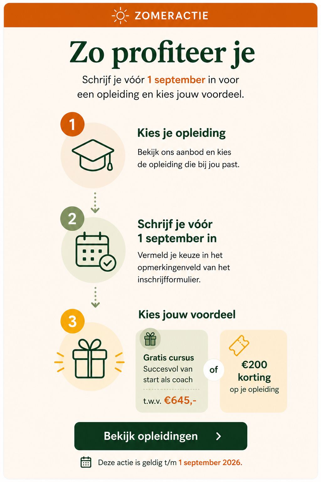 Zomer actie 2026